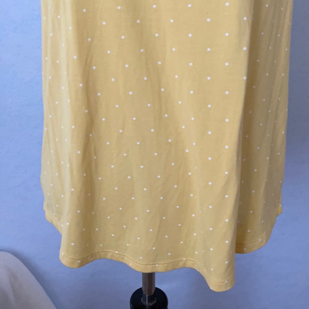 Peace & Pearls Polka Dot Faux Tie Shoulder Tank - Picture 3 of 9
